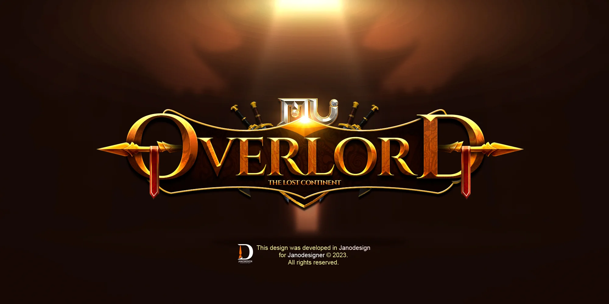 EDITABLE GAME LOGO - MU OVERLORD